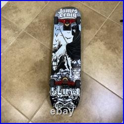 VTG RARE Y2K James Craig Blind Reaper Skateboard Complete Spitfire Thunder Black