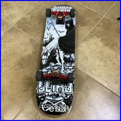 VTG RARE Y2K James Craig Blind Reaper Skateboard Complete Spitfire Thunder Black