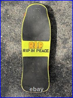 VTG Variflex Skateboard RIP Skeleton Casket Graveyard Halfpipe Retro 1980s 30