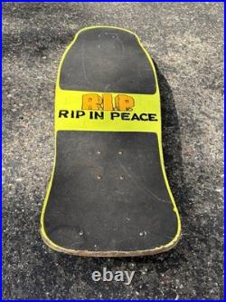 VTG Variflex Skateboard RIP Skeleton Casket Graveyard Halfpipe Retro 1980s 30