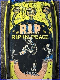 VTG Variflex Skateboard RIP Skeleton Casket Graveyard Halfpipe Retro 1980s 30 VTG Variflex Skateboard RIP Skeleton Casket Graveyard Halfpipe Retro 1980s 30