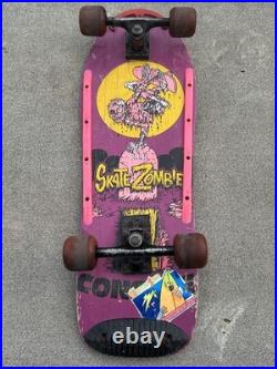 Valterra Skate Zombie Skateboard Concave Torpedo Longboard Vintage 1980s Bullet