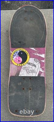 Valterra Skate Zombie Skateboard Concave Torpedo Longboard Vintage 1980s Bullet