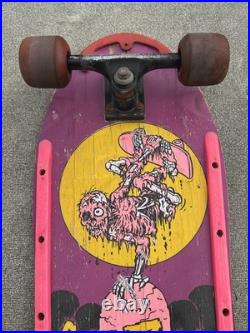 Valterra Skate Zombie Skateboard Concave Torpedo Longboard Vintage 1980s Bullet