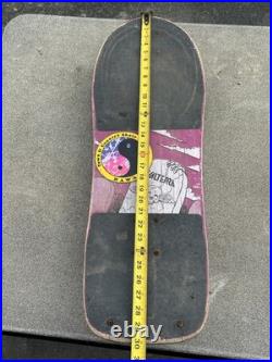 Valterra Skate Zombie Skateboard Concave Torpedo Longboard Vintage 1980s Bullet