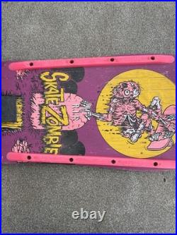 Valterra Skate Zombie Skateboard Concave Torpedo Longboard Vintage 1980s Bullet