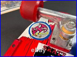 Variflex Paint Concave Skateboard Street Rage II Wheels Lucero Beau Brown