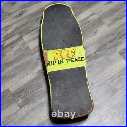Variflex Skateboard RIP Skeleton Casket Graveyard Halfpipe Vintage Retro 80s 30