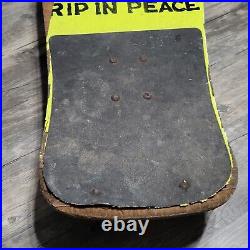 Variflex Skateboard RIP Skeleton Casket Graveyard Halfpipe Vintage Retro 80s 30