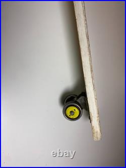 Vintage 1950s 1960s Wood Wooden Skateboard SKI-WHIZZ Chicago Skate Metal Wheels