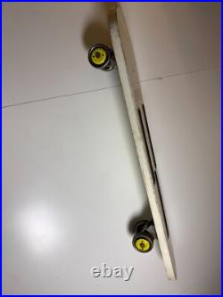 Vintage 1950s 1960s Wood Wooden Skateboard SKI-WHIZZ Chicago Skate Metal Wheels