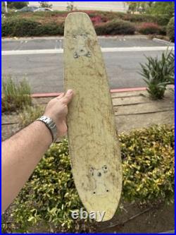 Vintage 1960's-1970's Fiberglass Skateboard Deck Tropical Theme Hawaii Vintage 1960's-1970's Fiberglass Skateboard Deck Tropical Theme Hawaii