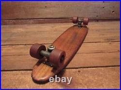 Vintage 1960's ASTROBOARD Surfing Riding Wood Clay Wheels Skateboard PARTS