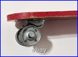 Vintage 1960's ROLLER DERBY #10 Skate Board With Metal Wheels