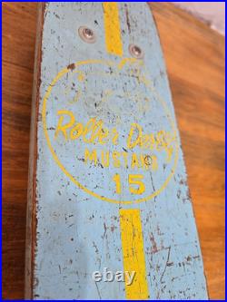 Vintage 1960's Roller Derby Mustang 15 Skateboard