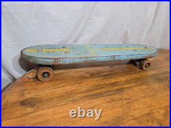 Vintage 1960's Roller Derby Mustang 15 Skateboard