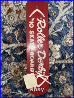 Vintage 1960's Roller Derby Wooden Skateboard Red Metal Wheels Great Condition Vintage 1960's Roller Derby Wooden Skateboard Red Metal Wheels Great Condition