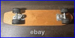 Vintage 1960's Skee-Skate De Luxe Wooden Skateboard sidewalk surfing Great