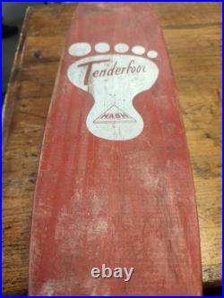 Vintage 1960's Tenderfoot Nash skateboard MCM in Good Used Condition