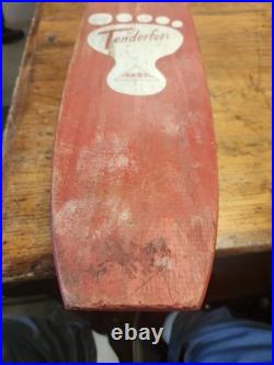 Vintage 1960's Tenderfoot Nash skateboard MCM in Good Used Condition
