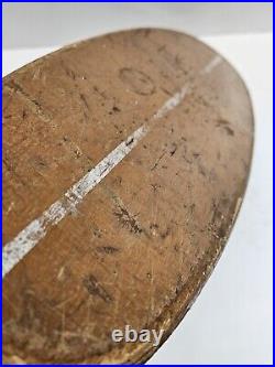 Vintage 1960's Wood Skateboard With Clay Wheels