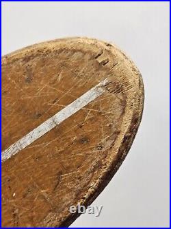 Vintage 1960's Wood Skateboard With Clay Wheels