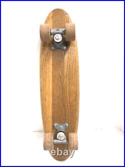 Vintage 1960's Wood Skateboard with Clay Wheels Wards Hawthorne