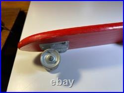 Vintage 1960s 60s Nash Tenderfoot Wood Wooden Skateboard Metal Wheels Texas MINT