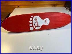 Vintage 1960s 60s Nash Tenderfoot Wood Wooden Skateboard Metal Wheels Texas MINT