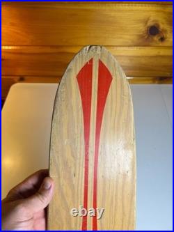 Vintage 1960s 60s Wood Wooden Skateboard GOOFY FOOT Fort Worth TEXAS Steel Wheel Vintage 1960s 60s Wood Wooden Skateboard GOOFY FOOT Fort Worth TEXAS Steel Wheel