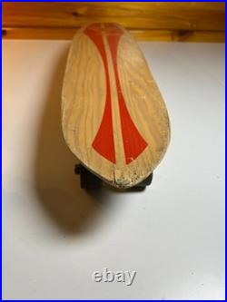 Vintage 1960s 60s Wood Wooden Skateboard GOOFY FOOT Fort Worth TEXAS Steel Wheel Vintage 1960s 60s Wood Wooden Skateboard GOOFY FOOT Fort Worth TEXAS Steel Wheel