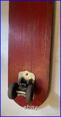 Vintage 1960s Fli-back Skate Racer Wooden Skateboard High Point NC W Extra Board Vintage 1960s Fli-back Skate Racer Wooden Skateboard High Point NC W Extra Board