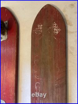 Vintage 1960s Fli-back Skate Racer Wooden Skateboard High Point NC W Extra Board