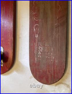 Vintage 1960s Fli-back Skate Racer Wooden Skateboard High Point NC W Extra Board