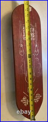 Vintage 1960s Fli-back Skate Racer Wooden Skateboard High Point NC W Extra Board