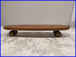 Vintage 1960s Hawaiian Surf Wood Skateboard Trucks Wheels 22 Metal Masters Co