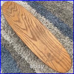 Vintage 1960s Hobie Super Surfer Wooden Skateboard withOriginal Clay Wheels