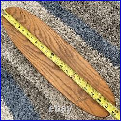 Vintage 1960s Hobie Super Surfer Wooden Skateboard withOriginal Clay Wheels