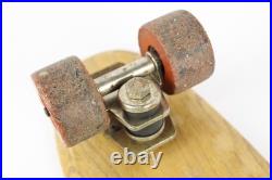 Vintage 1960s Makaha 22 Wood Skateboard Sidewalk Surfboard, Clay Wheels