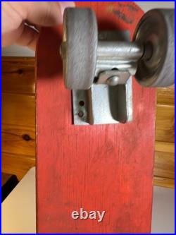 Vintage 1960s Skate'N Glide Skateboard Wooden Wood Steel Wheels Sidewalk Surfer Vintage 1960s Skate'N Glide Skateboard Wooden Wood Steel Wheels Sidewalk Surfer