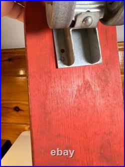 Vintage 1960s Skate'N Glide Skateboard Wooden Wood Steel Wheels Sidewalk Surfer