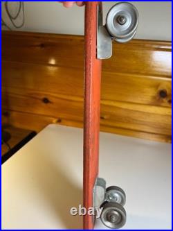 Vintage 1960s Skate'N Glide Skateboard Wooden Wood Steel Wheels Sidewalk Surfer Vintage 1960s Skate'N Glide Skateboard Wooden Wood Steel Wheels Sidewalk Surfer