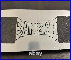 Vintage 1970's Banzai Aluminum Skateboard With Trucks