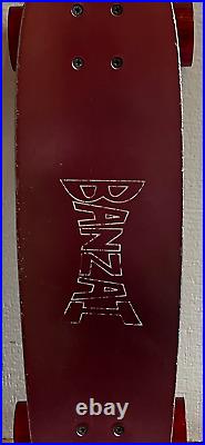 Vintage 1970's Banzai Skateboard OG X Caliber