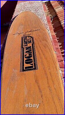 Vintage 1970's Deck Logan Earth Ski Torger Johnson (undrilled)