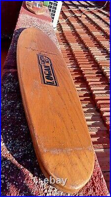 Vintage 1970's Deck Logan Earth Ski Torger Johnson (undrilled)