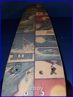 Vintage 1970's Surfer Magazine Fiberglass Skateboard Collectors& Enthusiast