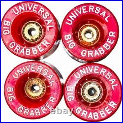 Vintage 1970's Universal Big Grabber Skateboard Wheels With OG Bearings