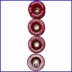 Vintage 1970's Universal Big Grabber Skateboard Wheels With OG Bearings