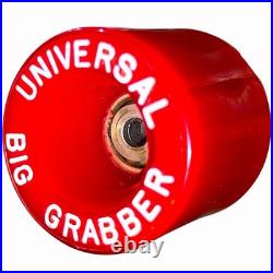 Vintage 1970's Universal Big Grabber Skateboard Wheels With OG Bearings